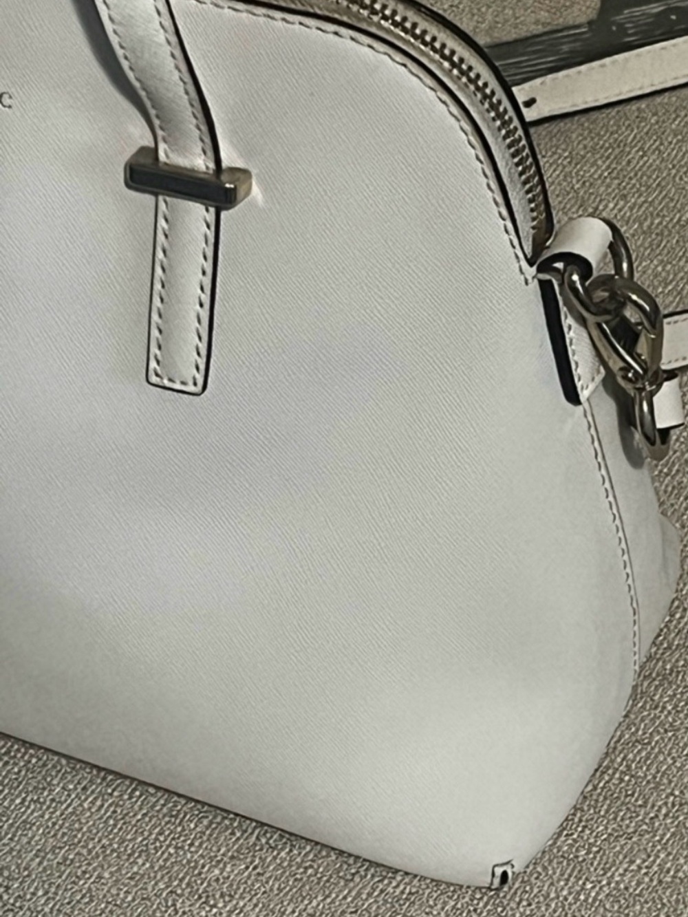 kate spade New York Cedar Street Maize Leather Satchel w Crossbody - Picture 3 of 8